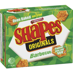 Photo of Arnott's Shapes Originals Cracker Biscuits Barbecue 175g