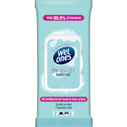 Photo of Wet Ones Be Gentle Anti Bacterial Wipes 40s