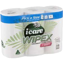 Photo of Icare Paper Towel Pic A Sz 3pk