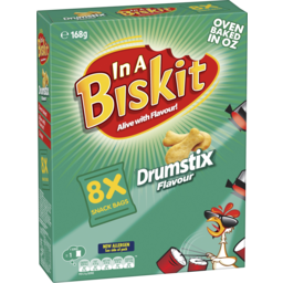 Photo of In A Biskit Drumstix 8 Pack Multipack 168g 168g