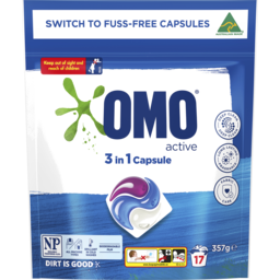 Photo of Omo 3 In 1 Laundry Capsules Active 1071 Gr 