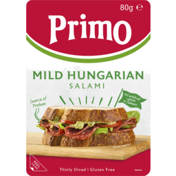 Photo of Primo Mild Hungarian Salami 80g
