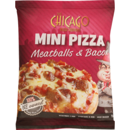 Photo of Chicago Mini Frozen Pizza Meatballs & Bacon