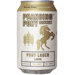 Photo of Prancing Pony Lager Cans