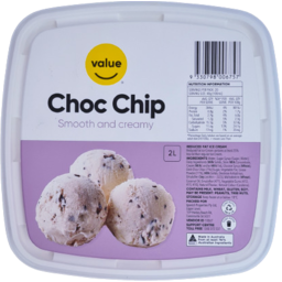 Photo of Value Chocolate Chip Ice Cream