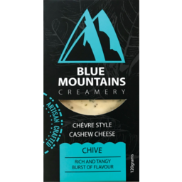 Photo of Blue Mountains Creamery Chive & Cashew Cheese 120g