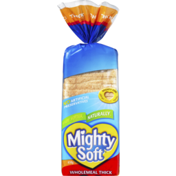 Photo of Mighty Soft Thick Sliced Wholemeal Bread 650gm