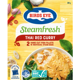 Photo of Birds Eye Steamfresh Thai Red Curry Sauce Hand Cut Fish Fillets 2 Pack