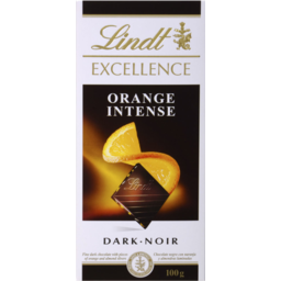 Photo of Lindt Excellence Orange Intense Dark Chocolate