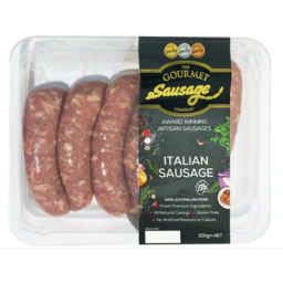 Photo of The Gourmet Sausage Co Italian Pork Sausages