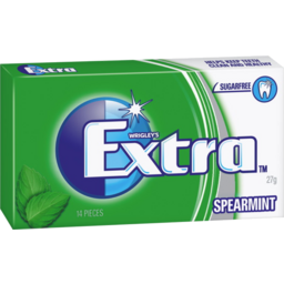 Photo of Wrigleys Extra Spearmint Sugarfree Gum 14 Pieces