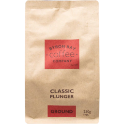 Photo of Byron Bay Coffee Classic Plunger Ground 250gm