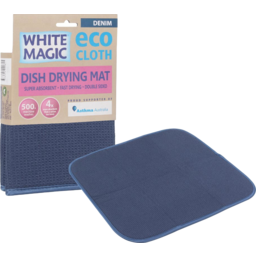 Dish Drying Mat (Sea Blue) - White Magic
