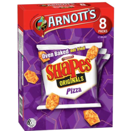 Photo of Arnott's Shapes Oriinals Cracker Biscuits Pizza 8 Pack 200g