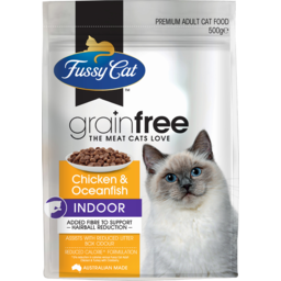 Photo of Fussy Cat Grain Free Indoor Chicken & Oceanfish Dry Cat Food