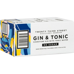 Photo of 23rd Street Gin & Tonic 5% 24x300ml