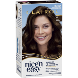 Photo of Clairol Nice 'N Easy 4 Natural Dark Brown Permanent Hair Colour 173g