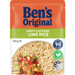 Photo of Bens Original Lightly Flavoured Lime Rice 250g