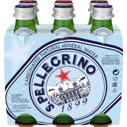 Photo of San Pellegrino Water Glass Bottle 6 Pack