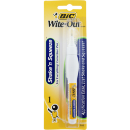 Photo of Bic Wite Out Correction Pen Shake N Squeeze Single Pack