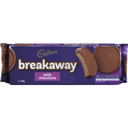 Photo of Cadbury Breakaway Milk Chocolate Biscuits 180g 180g