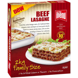 Photo of On The Menu Family Lasagna Beef