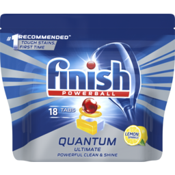 Photo of Finish Quantum Ultimate Lemon Sparkle Dishwashing Tablets 18pk