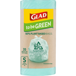 Photo of Glad To Be Green Small 50% Plant Based Tidy Bags