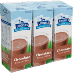 Photo of Liddels Chocolate Milk Lactose Free 3x250ml