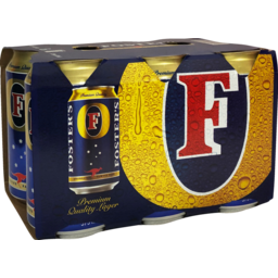 Photo of Foster's Lager Can 6x375ml