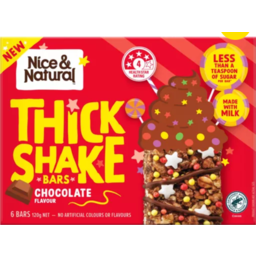 Photo of Nice & Natural Chocolate Thick Shake Bars 6pk