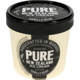 Photo of Pure NZ Ice Cream Gluten Free Vanilla Bean 1L