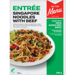 Photo of On The Menu Entree Singapore Noodles With Beef 260g