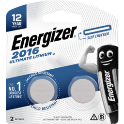 Photo of Energizer Batt Ult Lith2016-2p 2pk