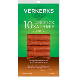 Photo of Verkerks BBQ Lunchbox Salamis 100g