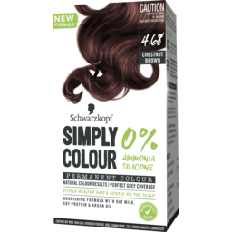 Photo of Schwarzkopf Simply Colour 4.68 Chestnut Brown