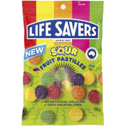 Photo of Life Savers Sour Fruit Pastilles 170g 