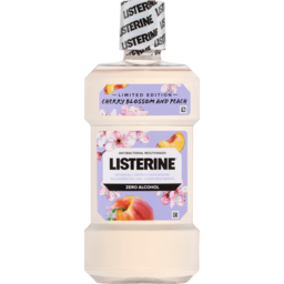 Photo of Listerine Zero Alcohol Cherry Blossom & Peach Antibacterial Mouthwash