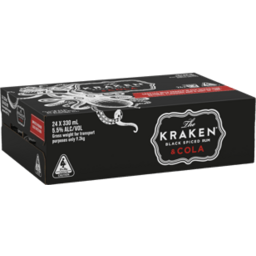 Photo of Kraken Spiced Rum & Cola Can