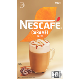 Photo of Nescafe Caramel Latte Coffee Sachets 10 Pack 170g