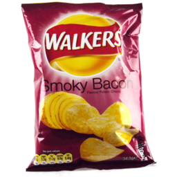 Photo of Walkers Smokey Bacon Chip 32.5g