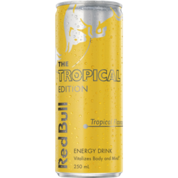 Photo of Red Bull The Tropical Edition Tropical Flavour Energy Drink Can 250ml