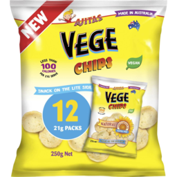 Photo of Ajitas Vege Chips Multi Pack Natural 12pk