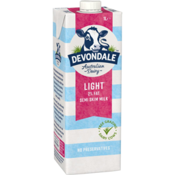 Photo of Devondale Light Semi Skim Milk