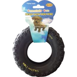 Photo of Essential Pet Toy Vinyl Tyre Dog