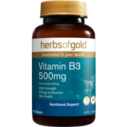 Photo of HERBS OF GOLD Vitamin B3 500mg 60t
