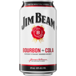 Photo of Jim Beam White Bourbon & Cola Can
