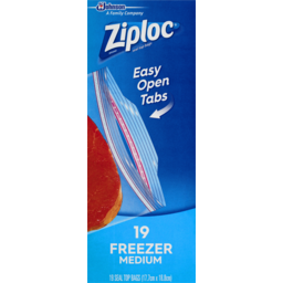 Photo of Ziploc Freezer Medium Seal Top Bags 19 Pack