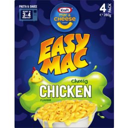 Photo of Kraft Easy Mac Cheesy Chicken Flavour 4 Pack