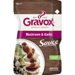 Photo of Gravox Mushroom & Garlic Liquid Finishing Sauce 165g